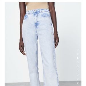 zara straight leg jeans